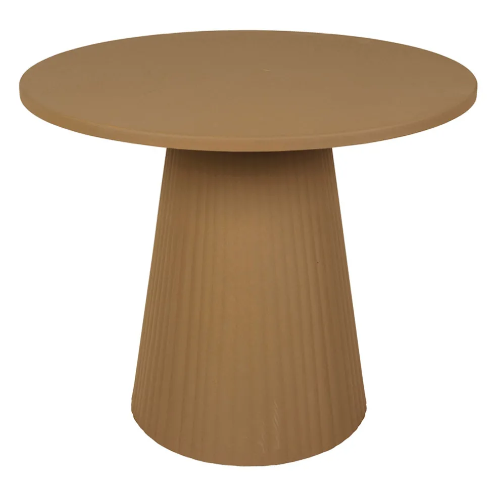 Table basse en fer beige d58cm - Arty