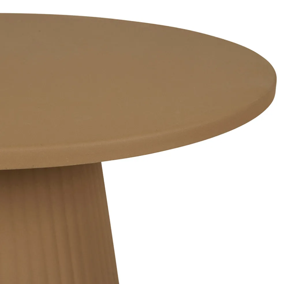 Table basse en fer beige d58cm - Arty