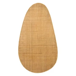 Table basse en rotin et bambou naturel 119x66cm - Tamba