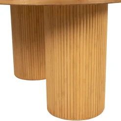 Table basse en rotin et bambou naturel 124x73cm - Saori