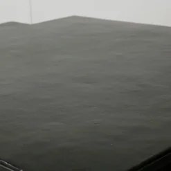 Table basse gigogne carrée (lot de 3) en fer noir - Felia