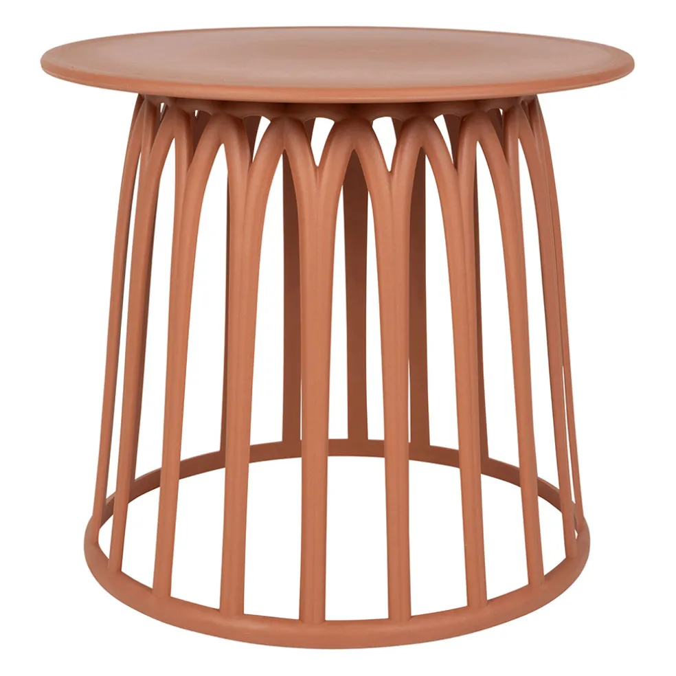 Table basse rond terracotta d50cm - Lumi