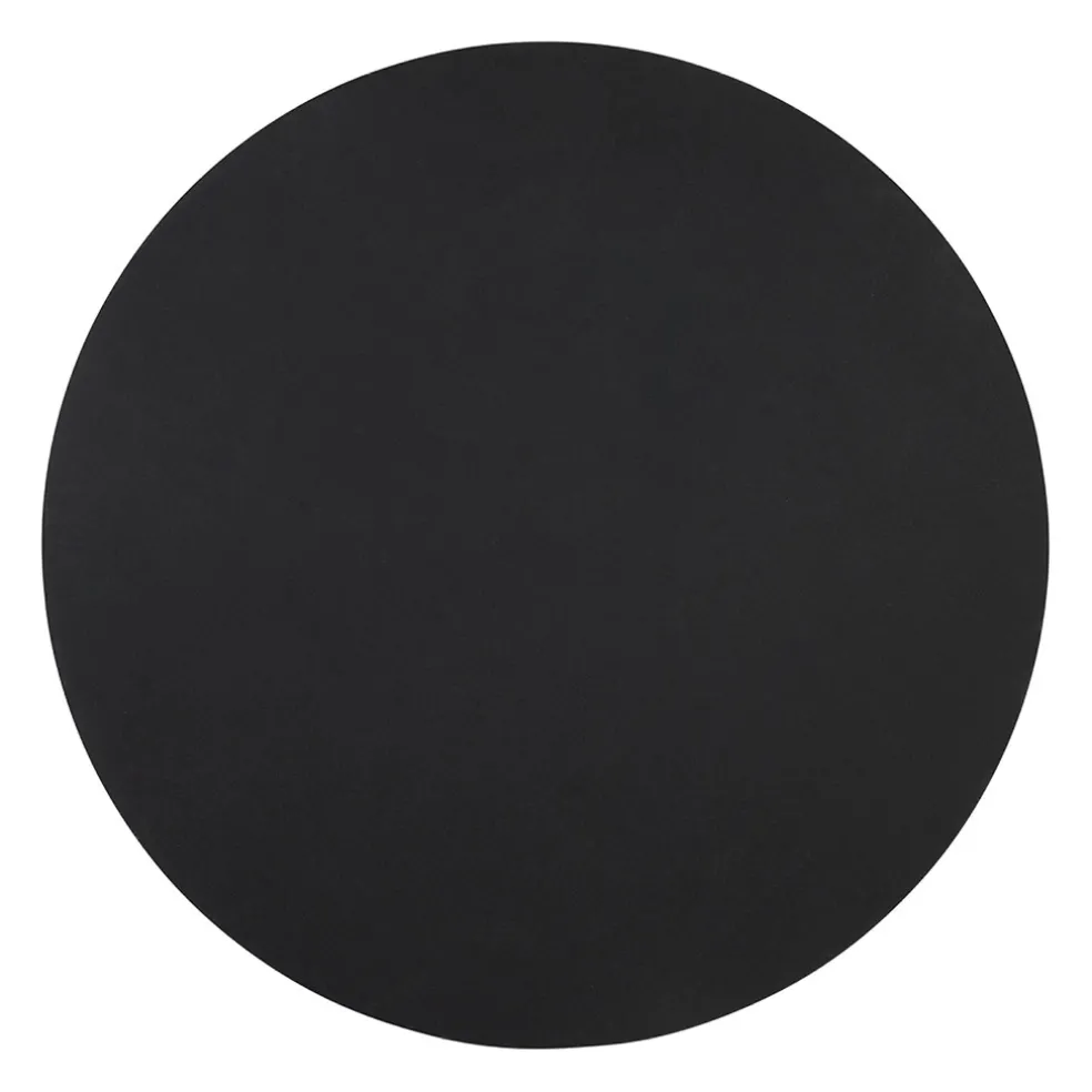 Table basse ronde en fer noir d79xh40cm - Organic