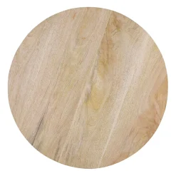 Table basse ronde en manguier naturel d79cm - Organic