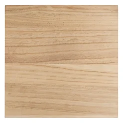 Table de chevet 1 porte en naturel et noir - Kenda