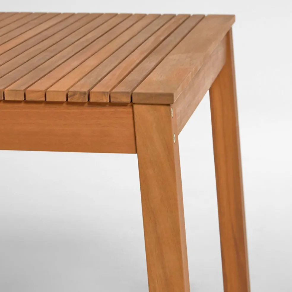 Table de jardin en bois d'acacia 190x90cm - Emili