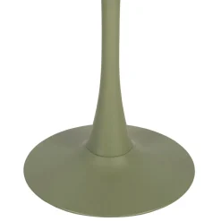 Table de jardin ronde en fer kaki d80cm - Lumi