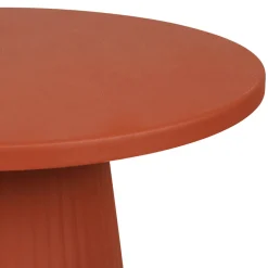 Table d'appoint en fer terracotta d45cm - Arty