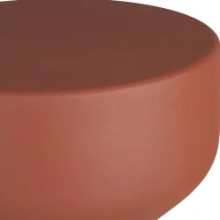 Table d'appoint en fer terracotta - Arty