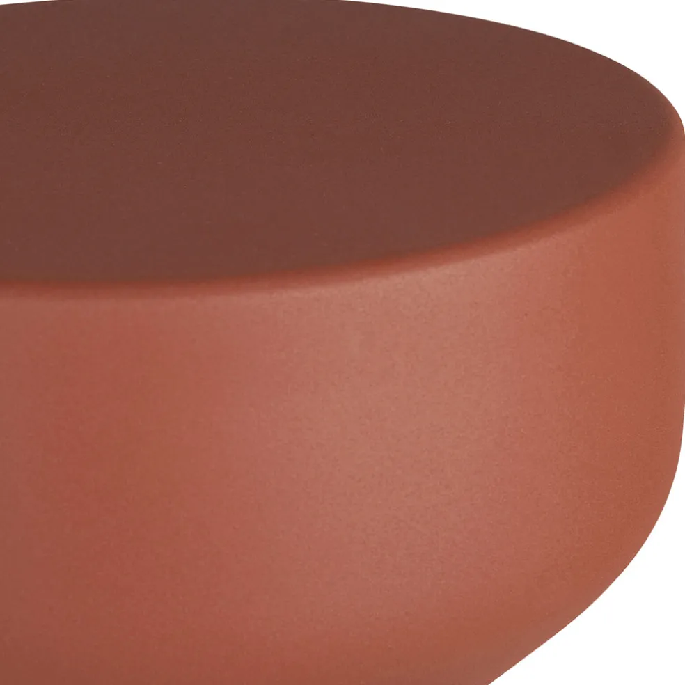 Table d'appoint en fer terracotta - Arty