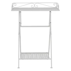 Table d'appoint pliante en fer blanc H67cm - Charmet