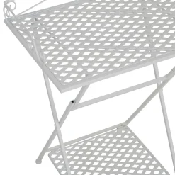 Table d'appoint pliante en fer blanc H67cm - Charmet