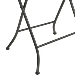 Table d'appoint ronde en bambou naturel d52cm