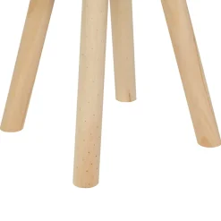 Table d'appoint ronde en paulownia naturel - Boende