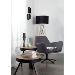 Table d'appoint ronde en teck - Suri