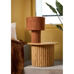 Table d'appoint ronde en bois - Saori