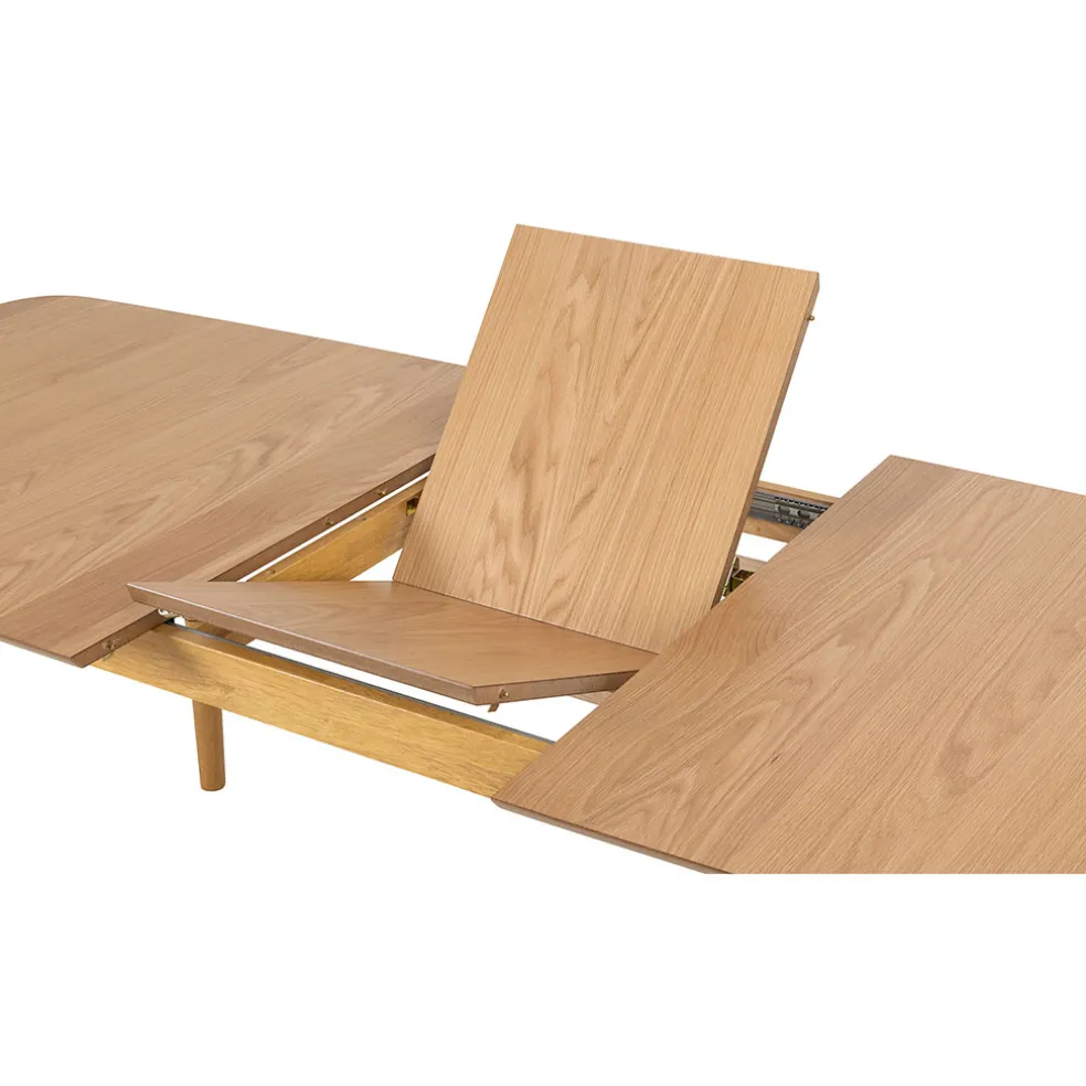 Table en Bois Naturel 180(+39)x90cm - Montreux