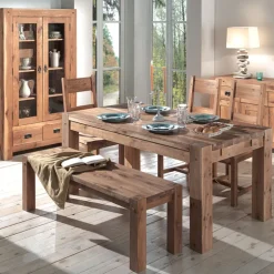 Table en chêne massif L150cm - Landry