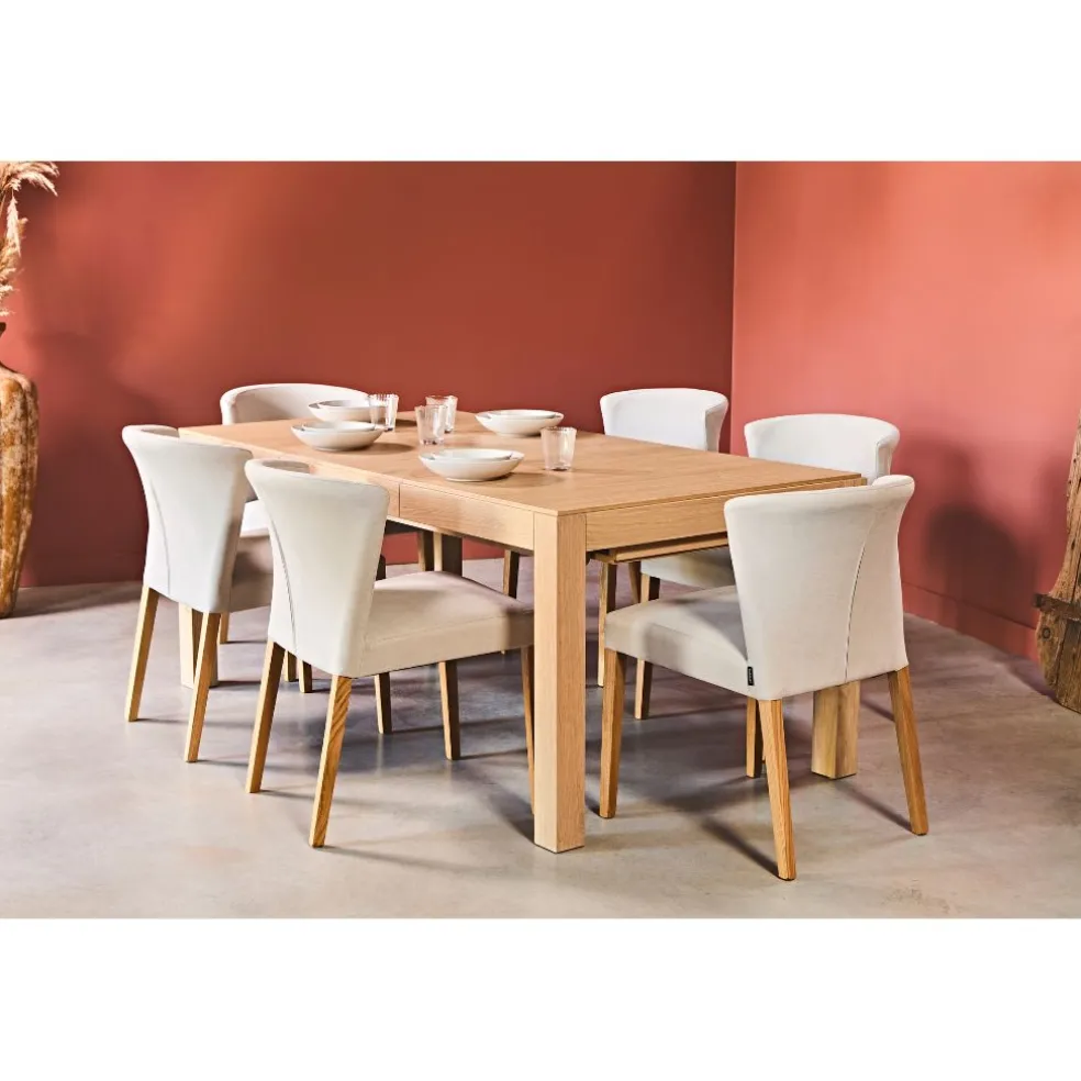 Table extensible en chêne - Drio