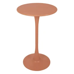 Table haute en fer terracotta d60cm - Lumi
