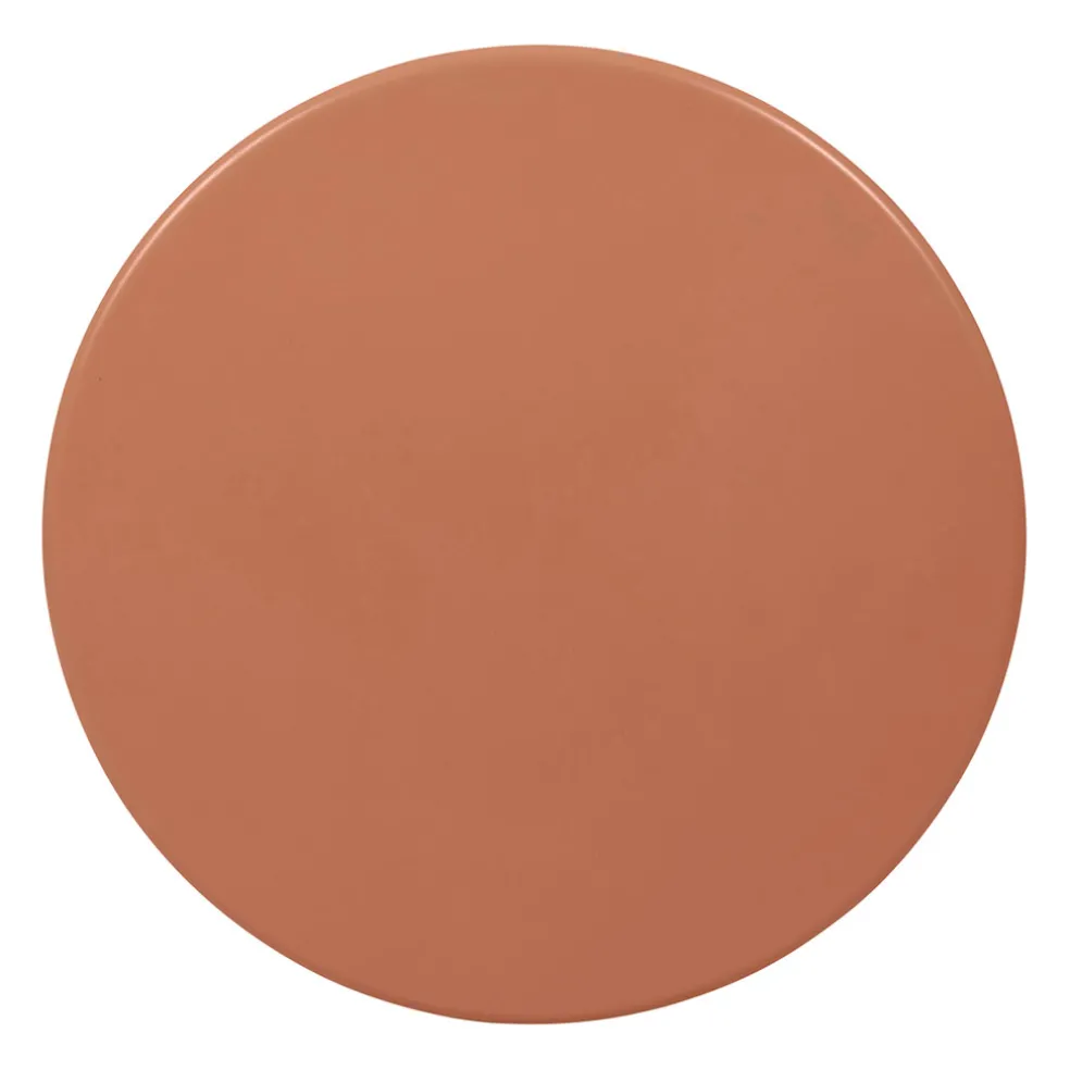 Table haute en fer terracotta d60cm - Lumi