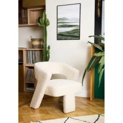 Tableau en toile encadré horizon kaki 52x72cm - Gallery