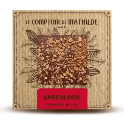 Tablette chocolat au lait speculoos 80g