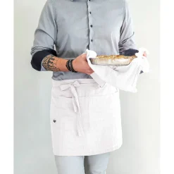 Tablier chantilly en gaze de coton 45x80cm - Gaia