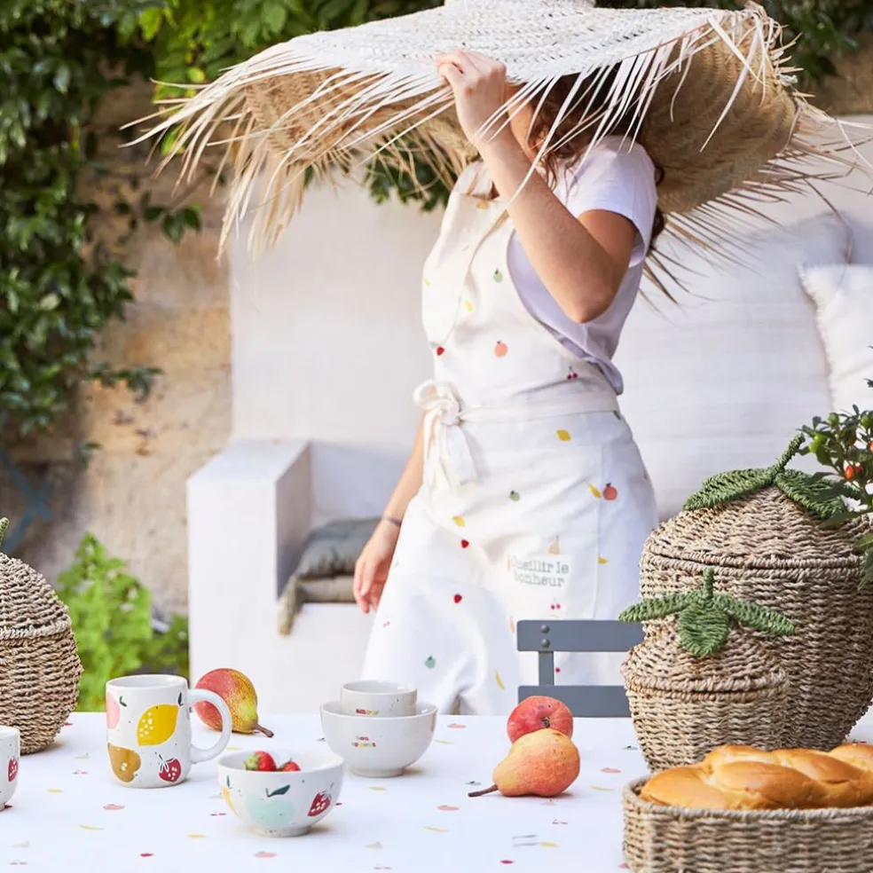 Tablier en coton multicolore - Les Fruits