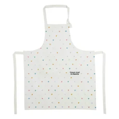 Tablier en coton multicolore 90x75cm - Famille