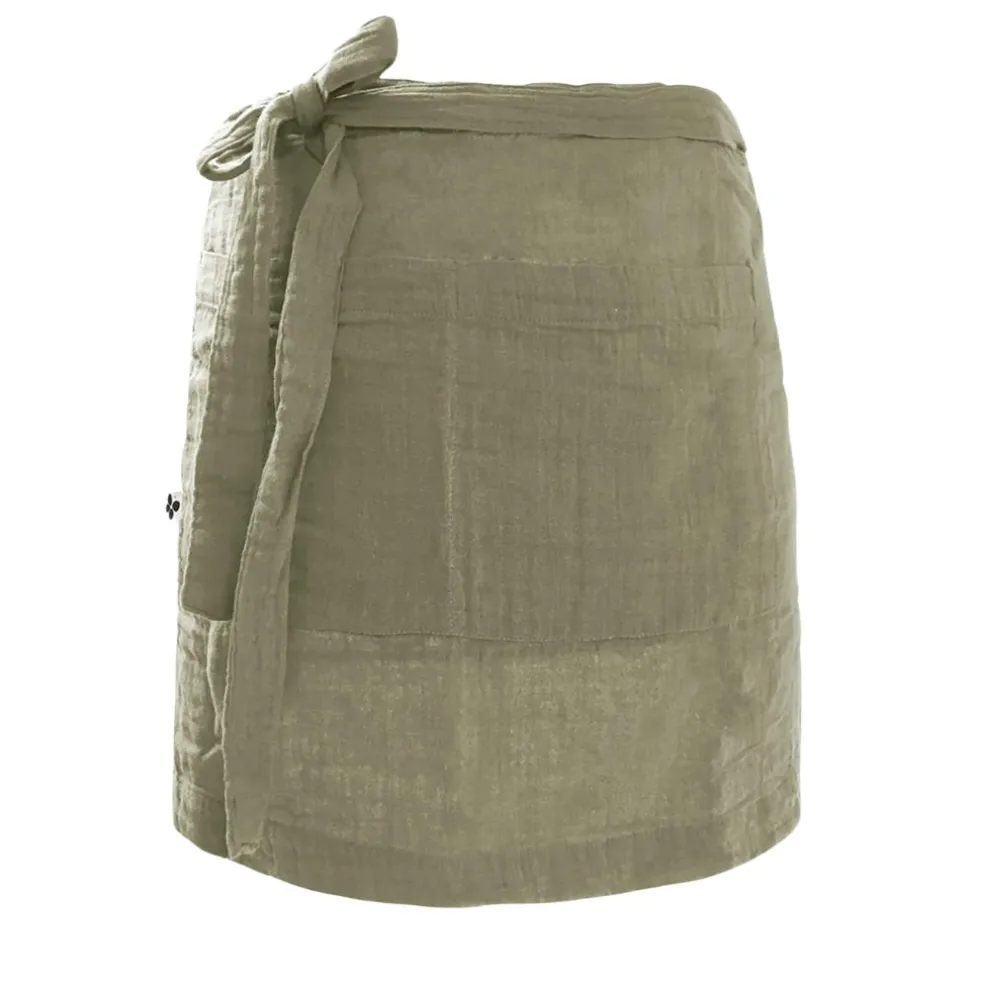 Tablier romarin en gaze de coton 45x80cm - Gaia