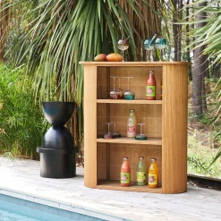 Tabouret haut en fer noir - Arty