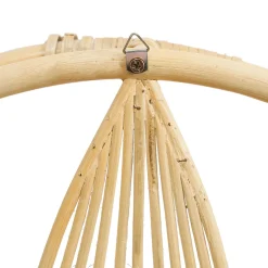 Étagère murale 2 niveaux en rotin naturel d60cm - Gispsy