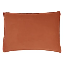 Taie d'oreiller en coton terre brulée 70x50cm - Dili