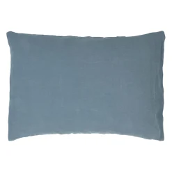 Taie d'oreiller en lin turquin 70x50cm - Viti