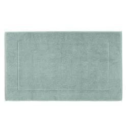 Tapis de bain en coton céladon 50x85cm - Grand Hotel