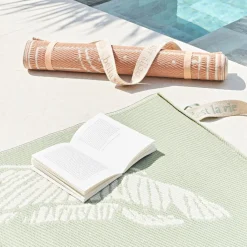 Tapis de plage en tissu corail 170x70cm - Allegra