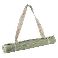 Tapis de plage en tissu vert d'eau 170x70cm - Allegra