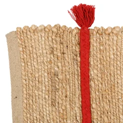 Tapis en jute et coton multicolore 140x70cm - Seguia