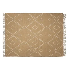 Tapis en jute et laine naturel 200x140cm - Urazia