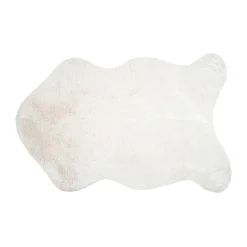 Tapis en tissu écru 90x60cm - Bostan