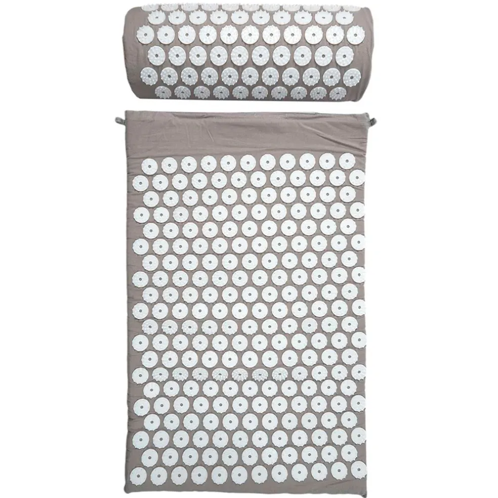 Tapis et oreiller d'acupression avec sac de transport
