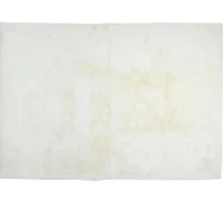 Tapis immitation fourrure ecru 120x170cm
