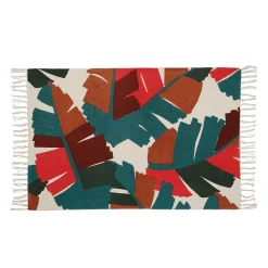 Tapis rectangle en coton multicolore 120x80cm - Seguia
