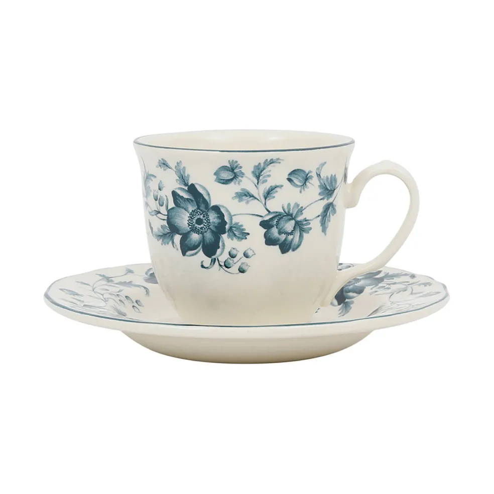 Tasse à thé bleu 20cl - Margaux