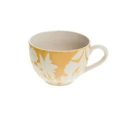 Tasse à thé en grès jaune 40cl - Billie
