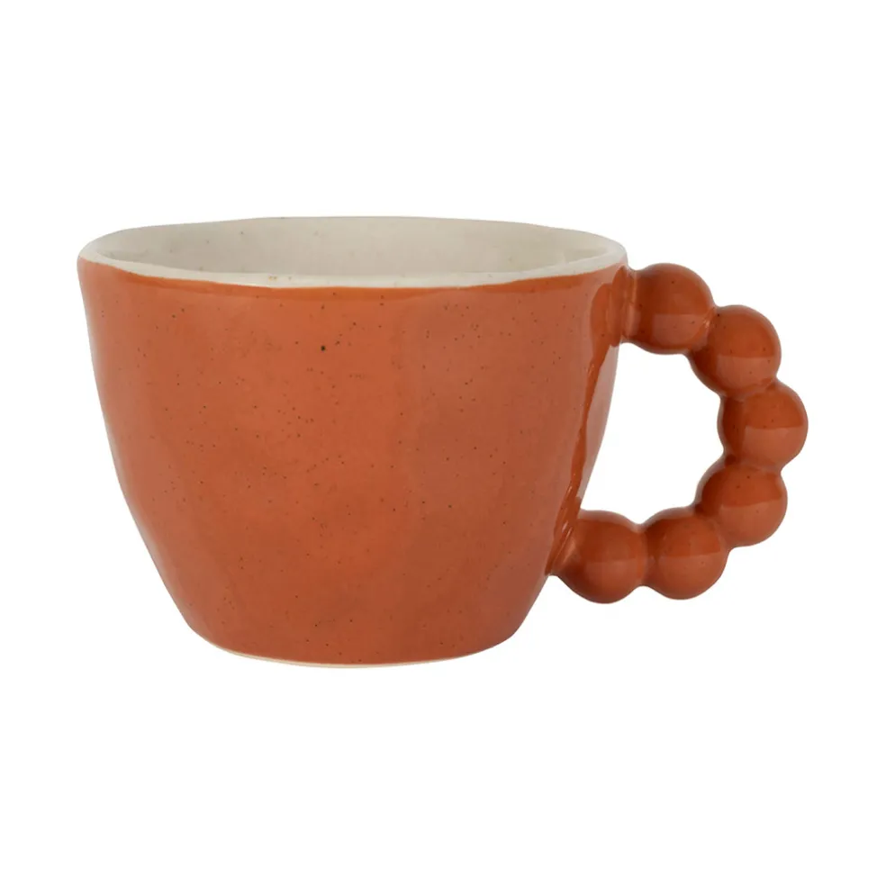 Tasse de thé en grès terracotta moucheté 25cl - Organic