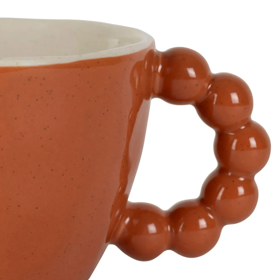 Tasse de thé en grès terracotta moucheté 25cl - Organic