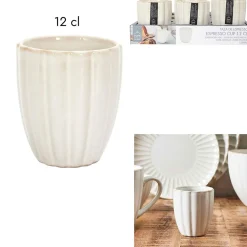 Tasse en céramique beige 12cl - Vlora