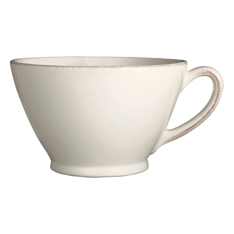 Tasse en faïence ivoire - campagne